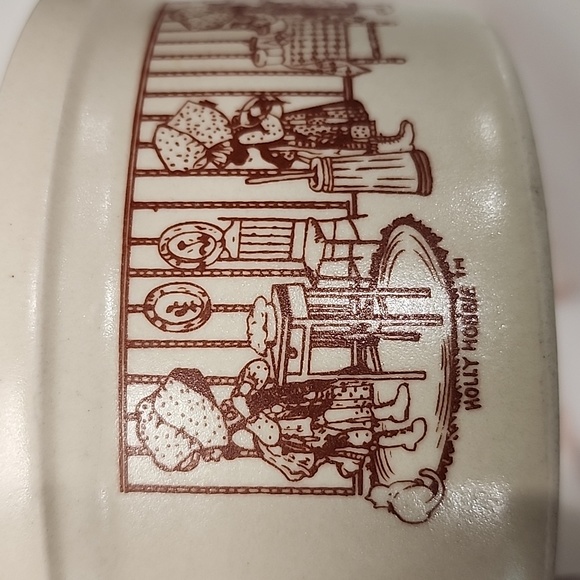 Vintage Holly Hobbie mini crock and book - Picture 2 of 14